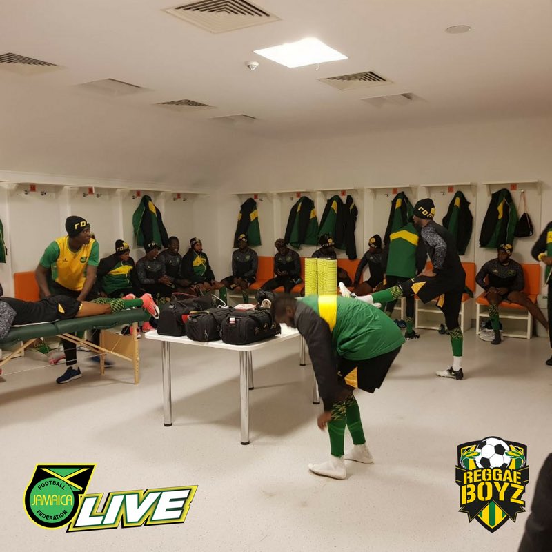 jff_football's tweet photo. Our #ReggaeBoyz have landed in Turkey and are already on the field preparing for their big match against South Korea on January 30th. The team plays a practice match against Csgaz Metan Medias, a Romanian professional club,on January 27th at 9:00am. #JFFLive #ReggaeFootball https://t.co/w7DZ0X2Qie