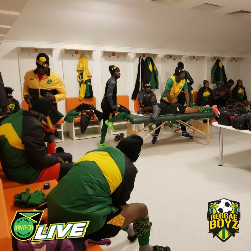 jff_football's tweet photo. Our #ReggaeBoyz have landed in Turkey and are already on the field preparing for their big match against South Korea on January 30th. The team plays a practice match against Csgaz Metan Medias, a Romanian professional club,on January 27th at 9:00am. #JFFLive #ReggaeFootball https://t.co/w7DZ0X2Qie