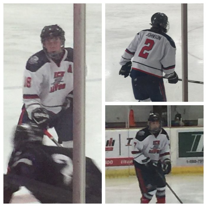 May-Port Area Ice Dawgs hockey final score 7 - RLF 1. Picture of HCV skaters Levi Mattson, Derek Johnson &amp; Braden Soterberg.