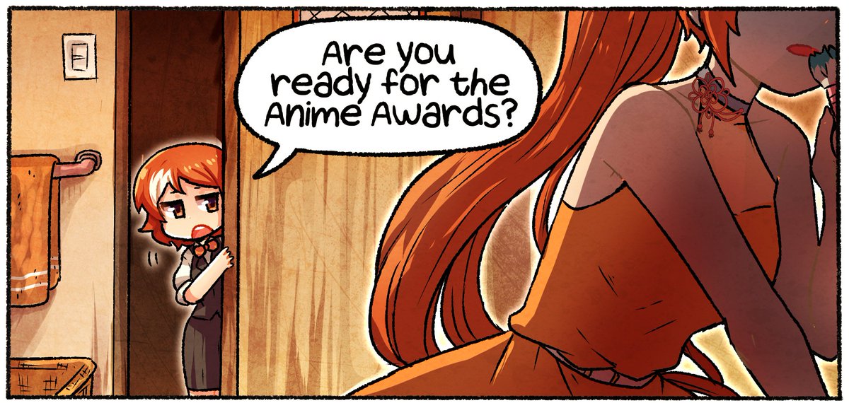 Crunchyroll's tweet image. Today, in The Daily Life of Crunchyroll-Hime (by @coughdrops!) Hime's latest anime obsession gets her in trouble again... 😈