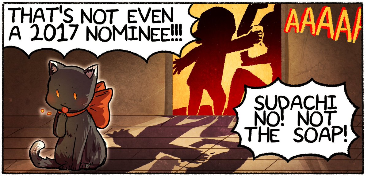 Crunchyroll's tweet image. Today, in The Daily Life of Crunchyroll-Hime (by @coughdrops!) Hime's latest anime obsession gets her in trouble again... 😈