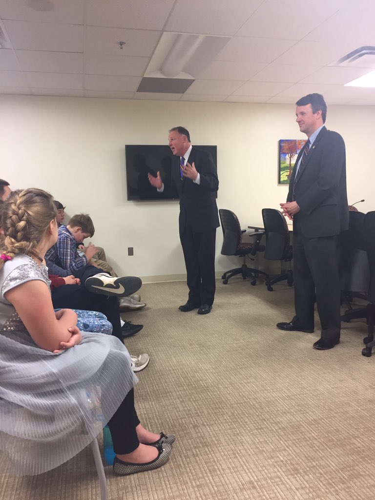 7th grade Civics students and SCA spending the day in Richmond observing the Legislative branch in action #bathschoolrock #ves__panthers