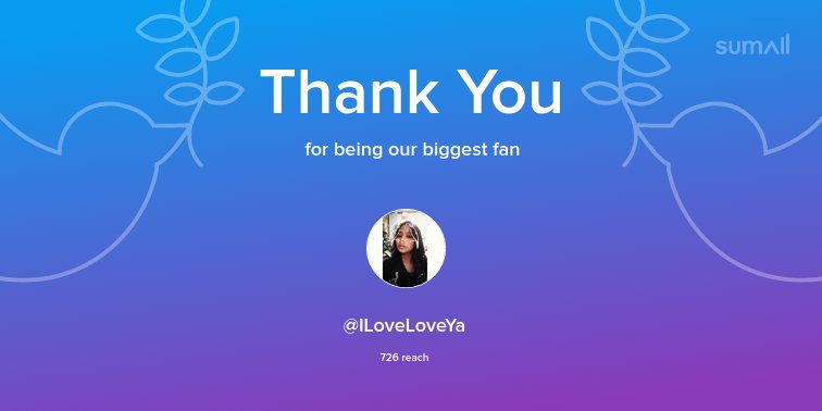 withyixing's tweet photo. Our biggest fans this week: @ILoveLoveYa. Thank you! via https://t.co/l1R0ZULefV https://t.co/4dnDpnpj6C