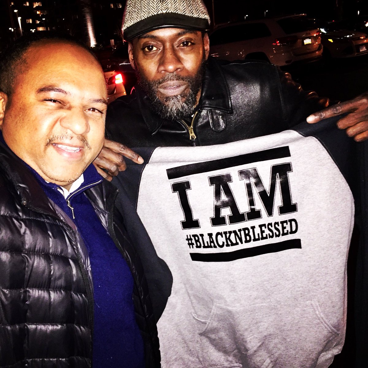 BabaTphilly's tweet photo. Just caught up with my #homie Al Black to grab some of his #BlackNBlessed gear!🔥 Picked up a hoodie & a little sweatsuit for my little babygirl.🙌🏾 #supportblackownedbusiness https://t.co/qdprPZsq6h