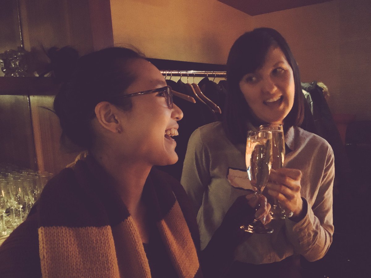MITboston's tweet photo. @MITarchitecture alumnae let their hair down... #ToastToIAP https://t.co/2V4t9msWOa