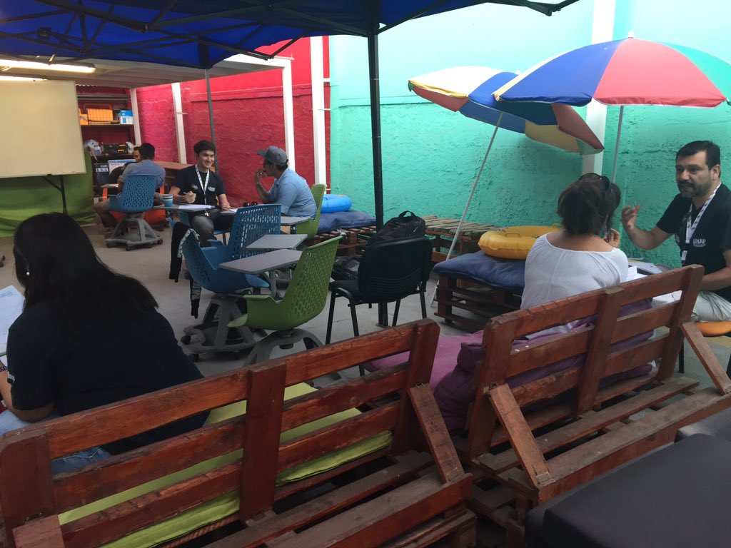 aoyarzunc's tweet photo. #PitchVsInversionistas en @TarapacaLabs, juego de roles de los profesionales de @TarapacaLabs para potenciar a los beneficiarios de #VeranoEmprendido... nuevas dinámicas para temáticas ya tradicionales junto a @Rodrigom2a @JassnaPoblete @YenAlejandraa https://t.co/A0NAqaZLBG