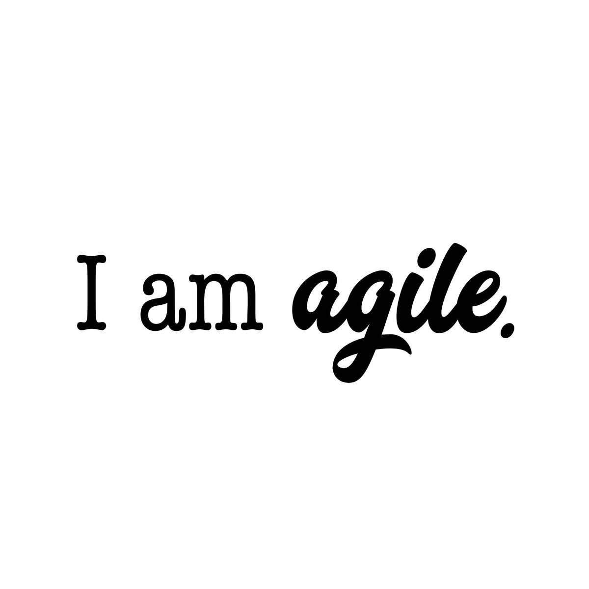agile3sixty's tweet photo. I am flexible.
I am strategic.
I am collaborative.
I am transparent.
I am focused.
I am specific.
I am responsive.
I am open.
I am committed.
I am accountable.

#IamAgile

https://t.co/GnfZIzO9mI https://t.co/k7OVnBFuSm