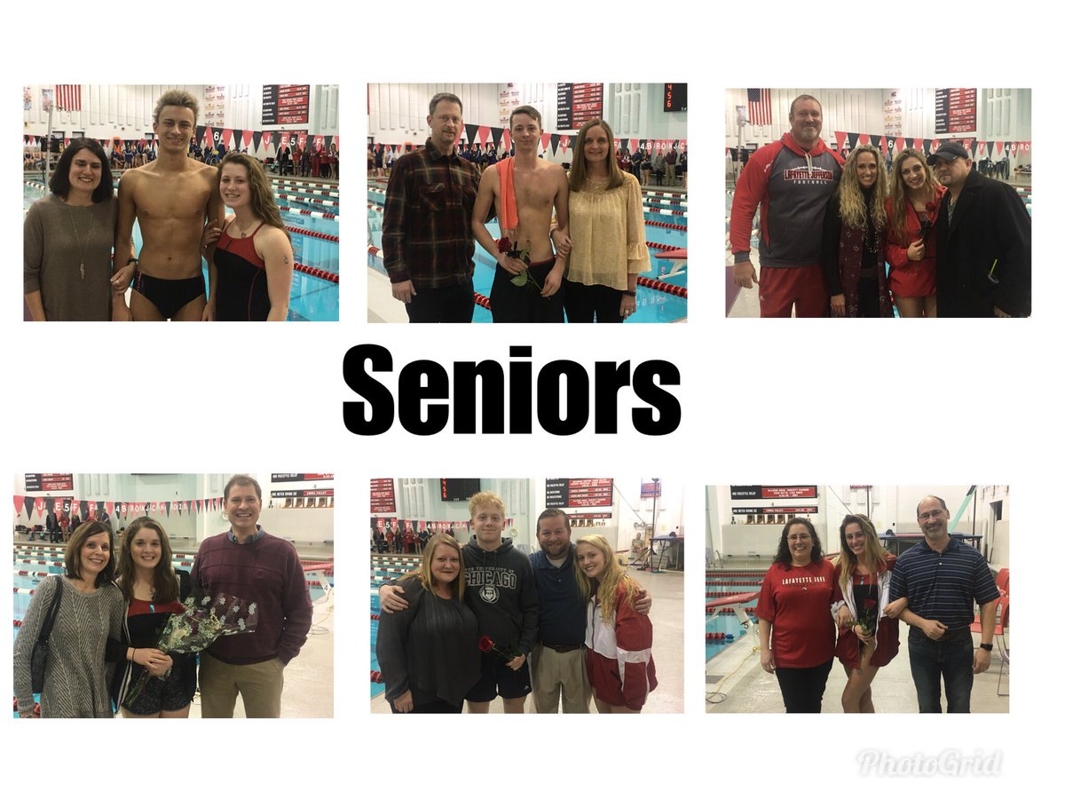 JeffAthletics's tweet photo. What a fun senior night to watch!! Great job to the boys and girls swim team as they win the battle of teal road!  Girls win 118-64 and Boys win 93-87!  Great job and let’s keep dropping times for sectional!! @bronchoswimdive https://t.co/N0Ad67CWV3