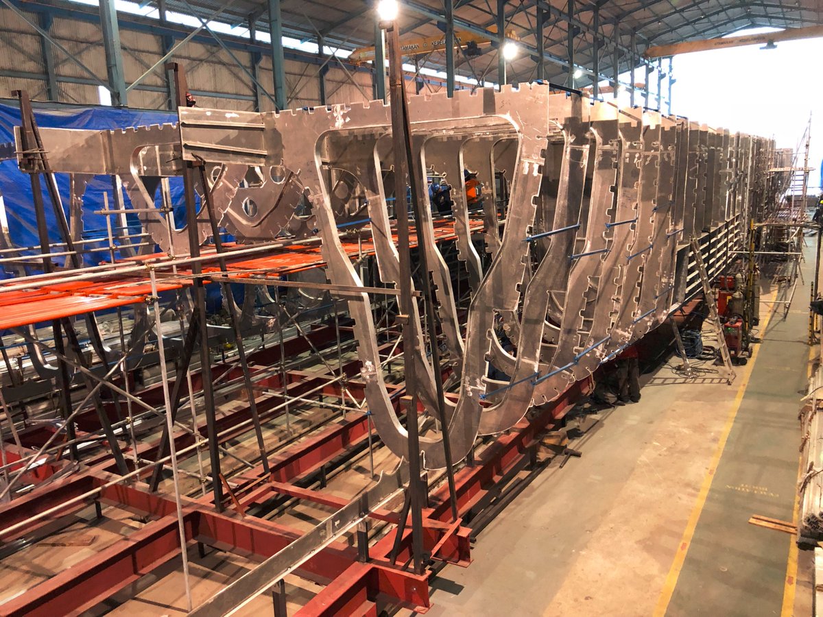 MHO_Co's tweet photo. The new boats look really big, not too long now! https://t.co/8zcpps1aiJ