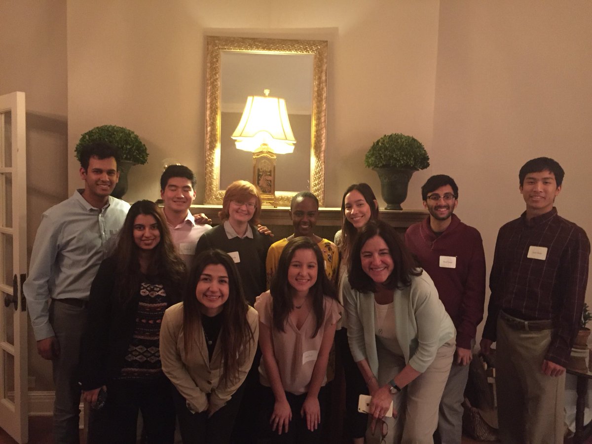 TY to Dr. Tynes for hosting <a href="/trinity_tuvac/">TUVAC</a> #leaders in your home for dinner tonight. Inspiring stories of why <a href="/Trinity_U/">Trinity University</a> students serve and the impact they have. “There’s nothing like doing a bunch of hard work with someone.” - Jarod  #TigerPride