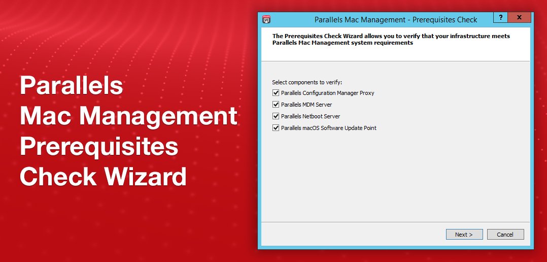 parallels's tweet photo. Every #ITAdmin who needs to deploy Parallels Mac Management for #MicrosoftSCCM for the first time faces a question: Is my #SCCM environment ready for #Parallels #MacManagement deployment? Therefore we released Prerequisites Checker Wizard: https://t.co/nBCP5fYvS7 #SysAdmin https://t.co/zTr5NdW3zG