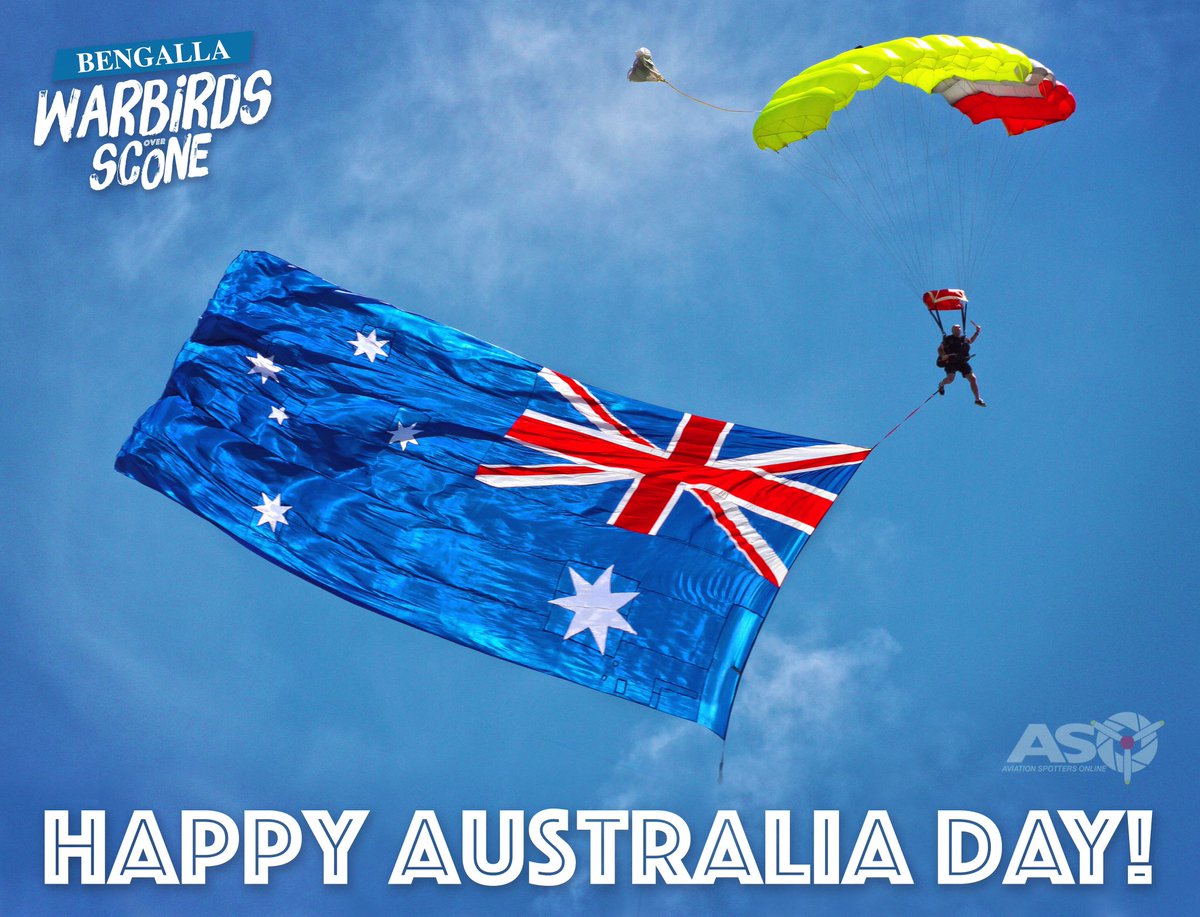 PBAirshows's tweet photo. From everyone here in the Paul Bennet Airshows Team - Happy Australia Day! #australiaday #straya https://t.co/zxabshiUQX