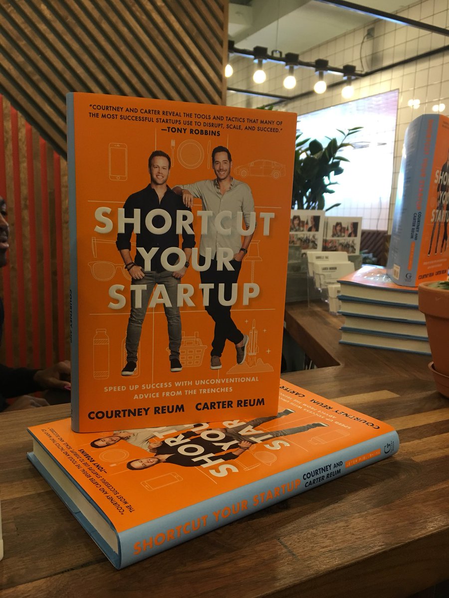 Shortcut Your Startup. Great book talk by <a href="/CarterReum/">Carter Reum</a> ‘03CC <a href="/Courtney_Reum/">Courtney Reum</a> ‘01CC #nyc #shortcutyourstartup <a href="/ColumbiaAlumniA/">ColumbiaAlumniAssoc</a> <a href="/Columbia_CCAA/">ColumbiaCollegeAlum</a>