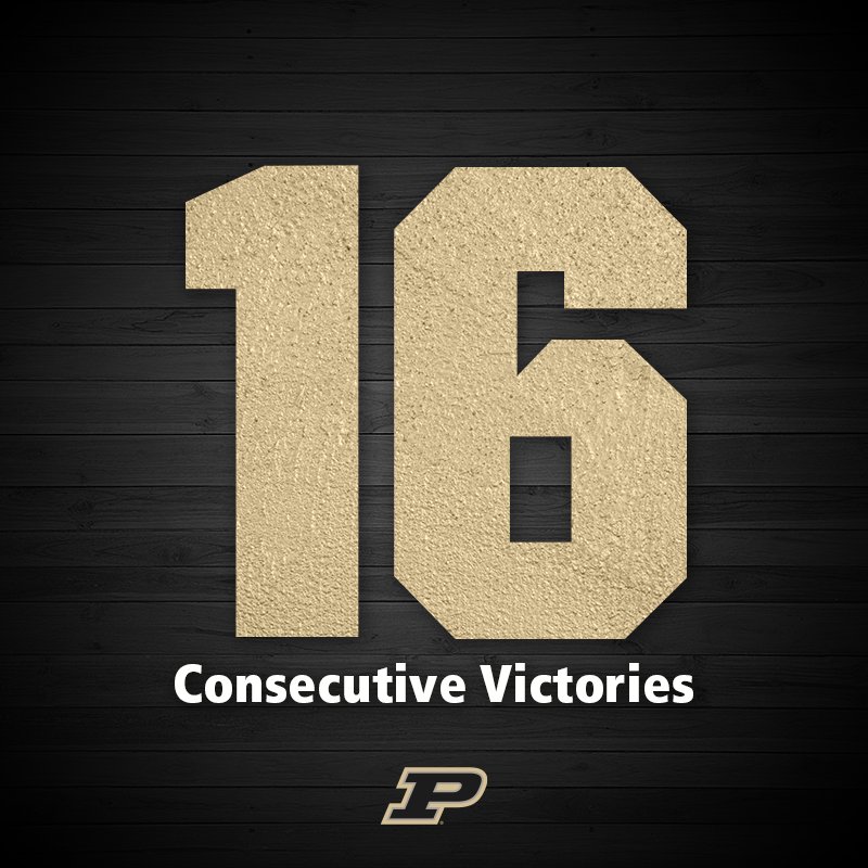 🇼🇼🇼🇼🇼🇼🇼🇼🇼🇼🇼🇼🇼🇼🇼🇼

➡️ Nation's longest winning streak.
➡️ Equals <a href="/BoilerBall/">Purdue Men's Basketball</a>'s all-time record winning streak.

#BoilerUp