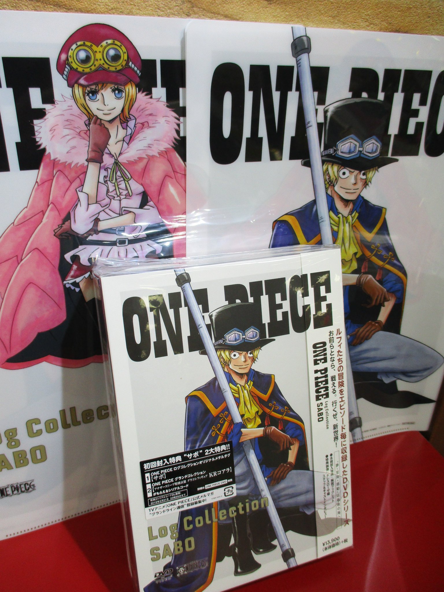 One Piece 麦わらストア名古屋店 בטוויטר 新商品 Dvd One Piece Log Collection Sabo 13 900円 税 先着購入特典 クリアファイル 好評発売中 麦わらストア Onepiece