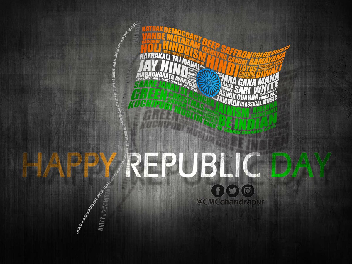 CMCchandrapur's tweet photo. #Happyrepublicday https://t.co/ufq7ZvQEBx