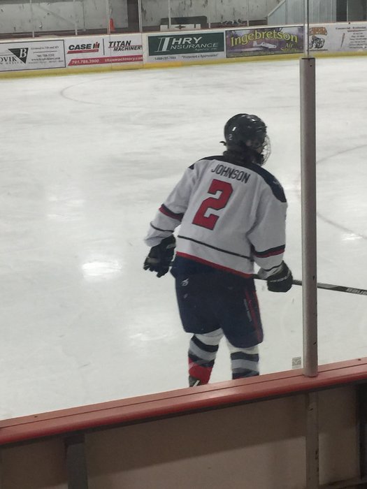 After 2 periods May-Port Ice Dawgs 5 Red Lake Falls 2.