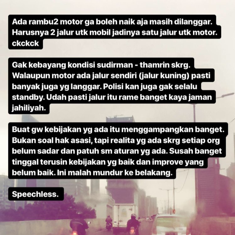 Pak Anies.. tolong pertimbangkan. Jangan buat Jakarta jadi mundur ke belakang. Bukan soal hak asasi, tapi utk kepentingan org banyak <a href="/aniesbaswedan/">Anies Rasyid Baswedan</a>
