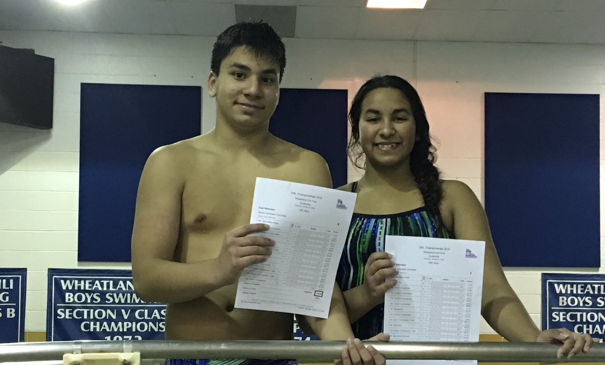 HACAthletics's tweet photo. Shoutout to Elina and Kasi Natarajan! Elina took 1st place and qualified for the #NYS Championship Diving Meet for the second year in a row with a new personal-best score of 470.80!
Kasi took 2nd with a personal-best of 429.90 #HACpride #HACdiving #GRswimleague π₯π₯πππΌ https://t.co/izpPIjW1AR