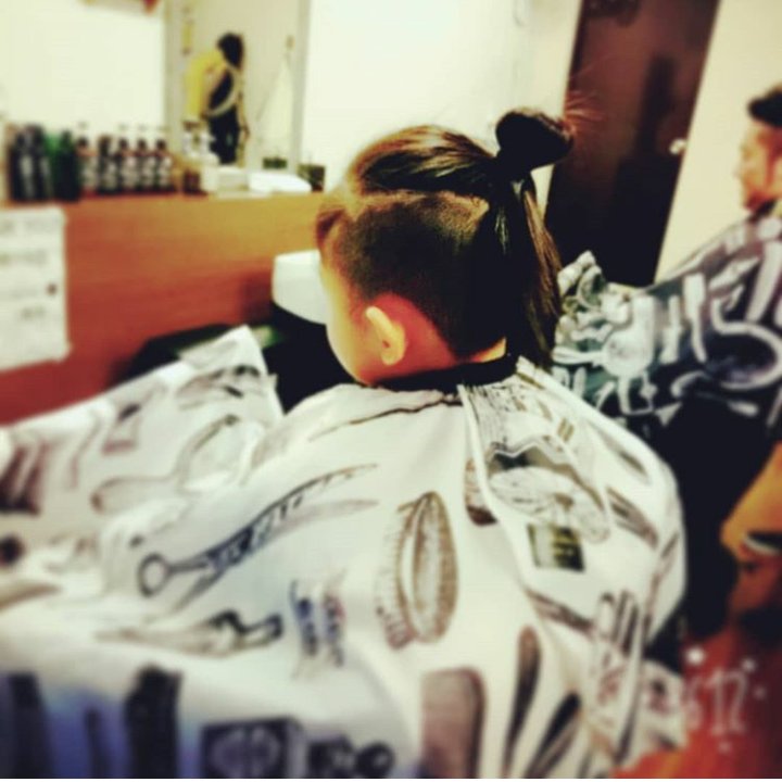 Rocco No Twitter かっこいい三代目の臣君のようなスタイル 臣君より前からやっていたかっこいい男の子 です お顔剃り Shaving 女性個室 ラインアート バリカンアート おしゃれ 理容室 札幌 北区 新琴似