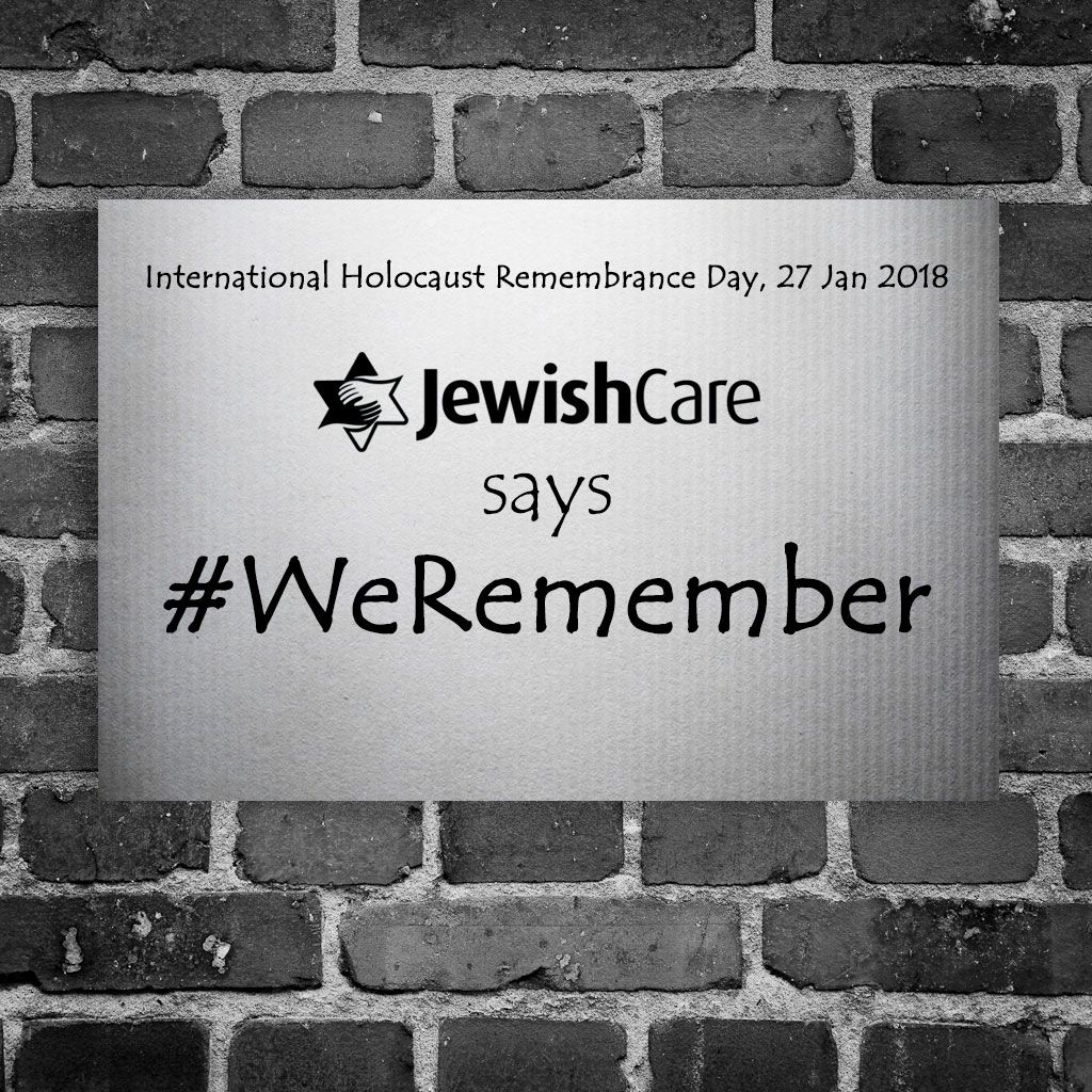 jewishcarevic's tweet photo. We proudly join with the @WorldJewishCong and the rest of the world in saying #WeRemember. Please do the same by taking a photo of yourself holding a sign that says #WeRemember and share it across your social media.

#neveragain #neverforget #holocaust https://t.co/0rdF1PO1p6