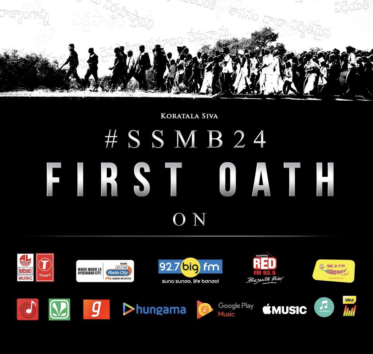 ThisIsDSP's tweet photo. #BharathAneNenu ..4 best experience, pls wear earphones, close ur eyes and enjoy d dynamic voice of our BHARATH @urstrulyMahesh sir taking his 1st OATH !! U wil experience a different dimension of d whole thing with a huge visual in ur mind! @sivakoratala https://t.co/NrMbTgl3mN https://t.co/MOZ8XG8WwN
