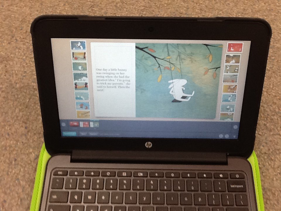 keithferrell4's tweet photo. What do you do when half the class is still working on a project? Storybird to the rescue! Students wrote online picture books about kindness. We are keeping our week-long theme going!! I highly recommend this site...students LOVED being true authors! #storybird #authorschoice https://t.co/htJkv3qOrA