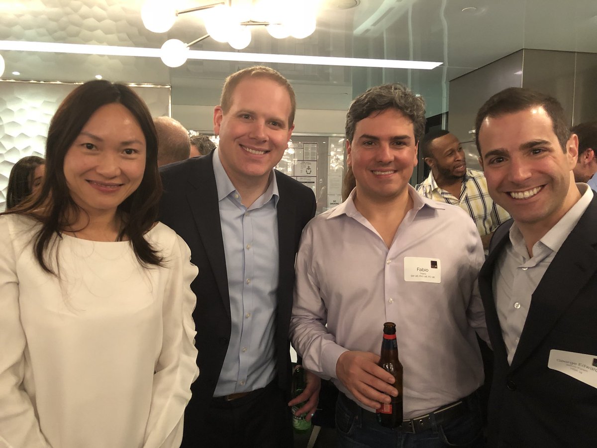 mitclubny's tweet photo. @MIT_alumni @MITSloanAlumni More @MIT_alumni & @MITSloanAlumni in action at #toasttoiap in NYC! Many thanks to our generous hosts at PIMCO for their hospitality https://t.co/wqszjtPlaq