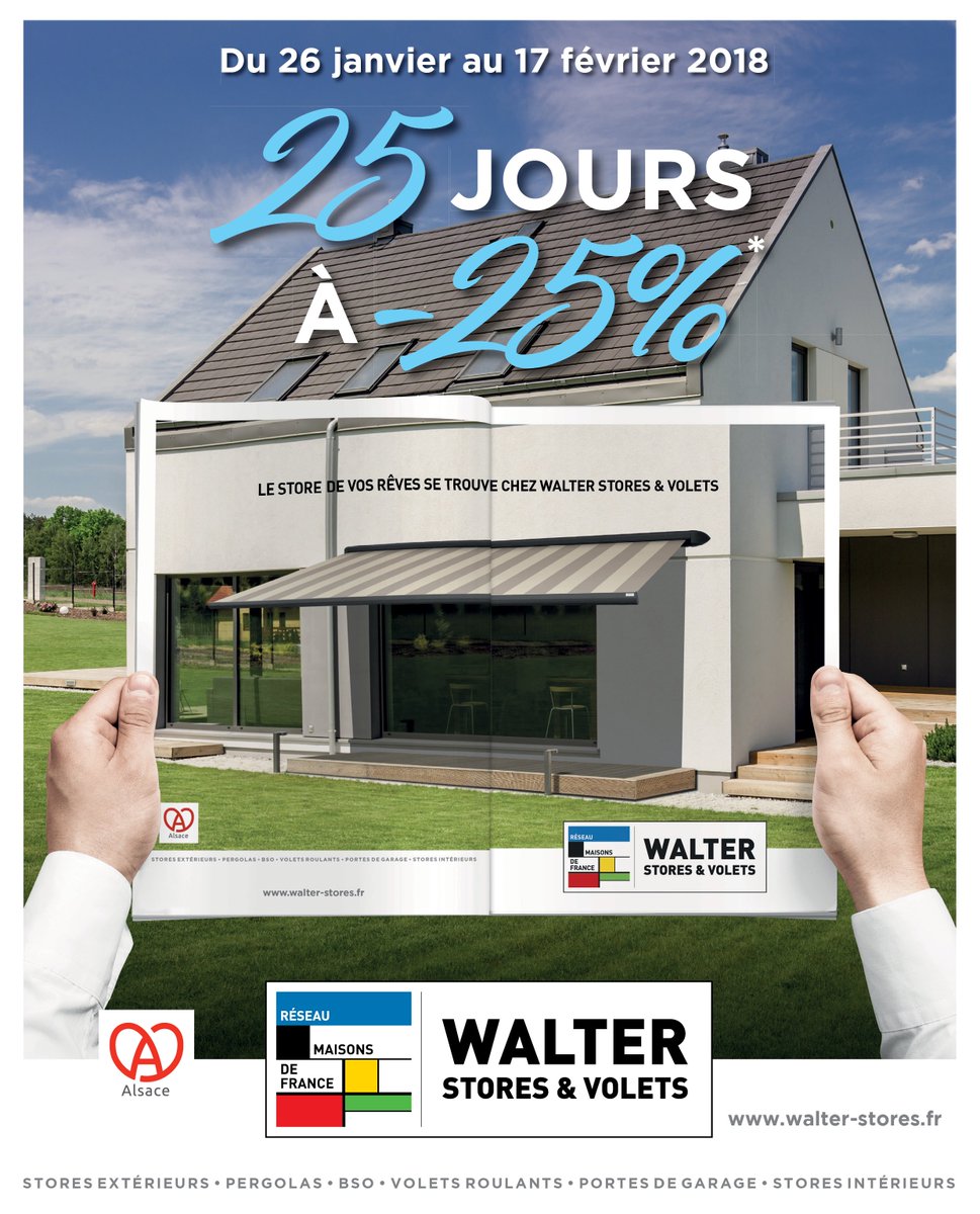 WalterStores's tweet photo. Offres Promotionnelles Walter Stores
Profitez des conditions de Pré-Saison pour équiper votre habitation en #Pergola #Climatique, #Stores #Extérieurs &amp; #Intérieurs, #Volets #Roulants, #Brises #Soleil #Orientables &amp; #Portes de #Garage ! https://t.co/XYhgry1bwh *Voir conditions https://t.co/WW4C3mfY7r