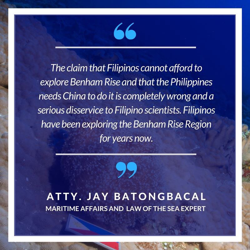 oceana_ph's tweet photo. We are with our Filipino scientists in the quest to further study and learn more about our national heritage - the Philippine Rise.
#SupportPHScientists
#ProtectPHRise
#BenhamBank https://t.co/4iWSWpCMFw