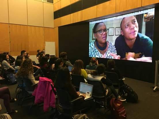 This is our sixth year delivering the #TeachAIDS lecture for Dr Piya Sorcar's class at #StanfordUniversity with my big sister @JazInBots This experience is one I truly treasure each and every year even if its at 2:30am!!
