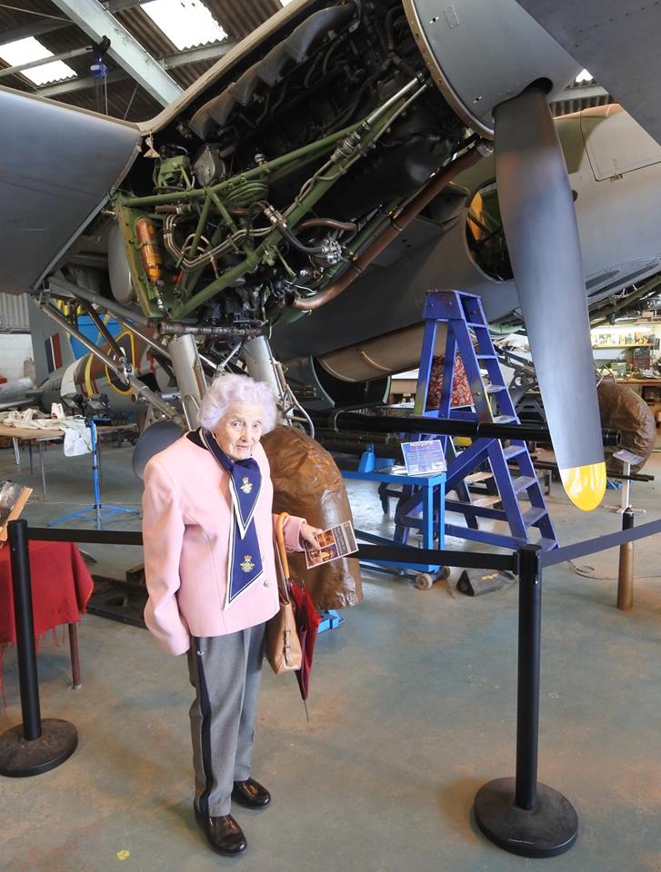 A HUGE Happy Birthday to Pam Dyson who is 95 today! Pam served in 540 at Benson and Leuchars. She worked in photo-reconnaissance and her team found a site of a V2 in France. Her husband was Syd Dyson, Navigator who flew 45 ops with 90, 576 and 101 Squadrons