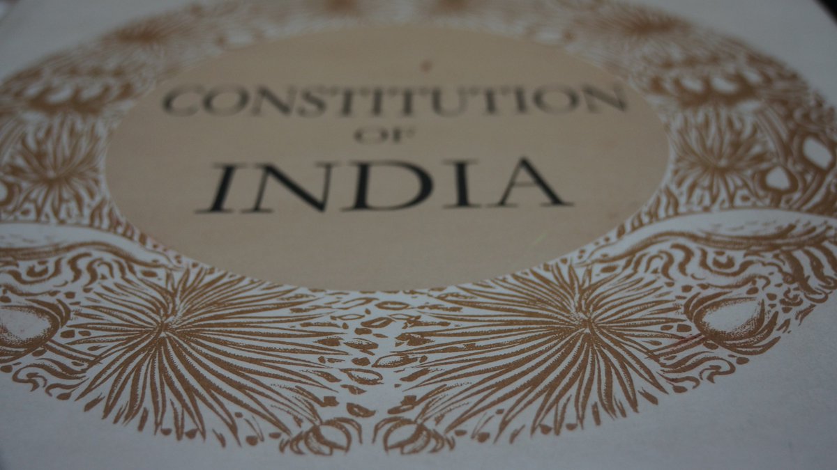 Constitution of India is not only a beautiful document but a beautifully presented document too. Illustrations include Mohenjodaro period to Vedic and Epic periods to that of Maurya and Gupta Empire.