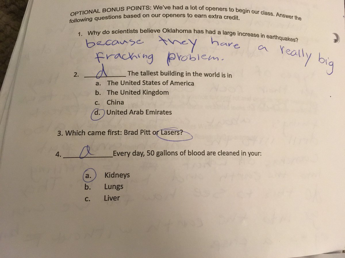 MsBpdx's tweet photo. @momopeche @GoodJobBrain every day in sixth grade science, we have an opener to start the day. "Which came first? Wednesday" Is one of their favorites. https://t.co/UNMhCS8wZ2