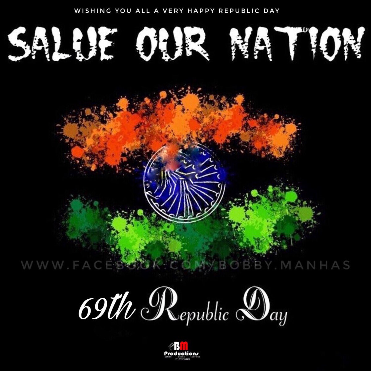 BobbyManhas's tweet photo. #Wishingyou - #VeryHappy #RepublicDay 🇮🇳 https://t.co/fCMIVSCMqg