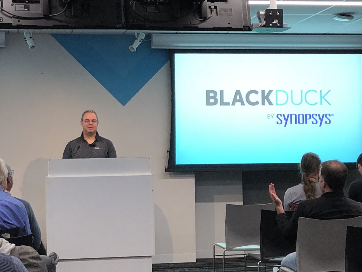 guy_from_lv's tweet photo. Excellent view on the importance of Open Source Security management in DevOps by our own Tim Mackey from @SW_Integrity @black_duck_sw #OpenSource #DevOps #bacsm https://t.co/TQiegUvwFc