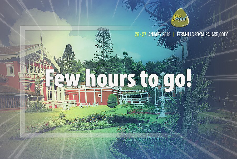 gomadfestival's tweet photo. Few hours left before the @gomadfestival comes to life!
Those who haven't yet bought tickets can still be part of the excitement. 
Tickets available for two days at the venue. 
 #gomadfestival2018

Book your tickets on:
https://t.co/B4PGTeBFSi 
https://t.co/adhDv3uSmK https://t.co/ZC9p3q3Jeo