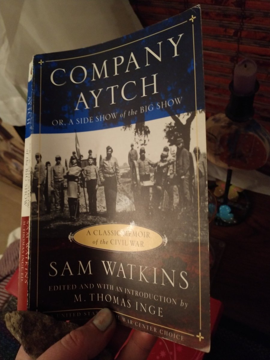 Arrowgeune's tweet photo. Tonight's #AmReading assignment: "#CompanyAytch," by #SamWatkins. Featuring, 'The Dead Angle,' which happened near here, #Marietta, #Georgia. (New home of the #Braves⚾!) ...The Kennesaw Line. #USHistory 💣 #CivilWar 💣 #Tennessee https://t.co/zr66K6twet