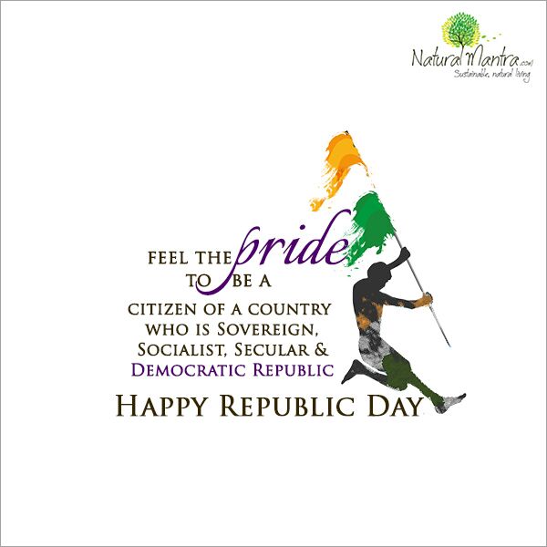 NaturalMantra's tweet photo. Let's #celebrate the glorious heritage of our nation! Natural Mantra wishes all the Indians across the globe a very Happy 69th #RepublicDay https://t.co/NhADQ5BbxA