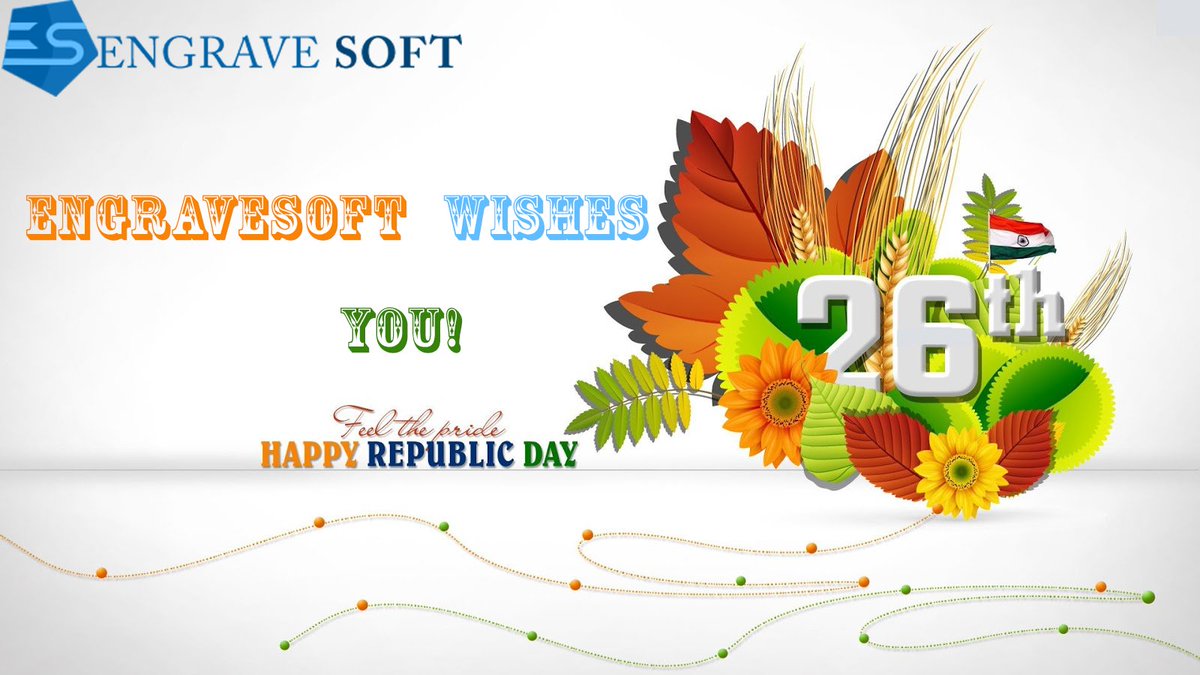 engrave_soft's tweet photo. On this special day,
Lets promise our motherland that
We will do everything
To enrich and preserve our heritage
Our ethos and our treasure.
Happy Republic Day.
#freedom, #republicday, 26thjanuary, #engravesoft
https://t.co/qNn7bOXn4Z https://t.co/k6K12sA3wS