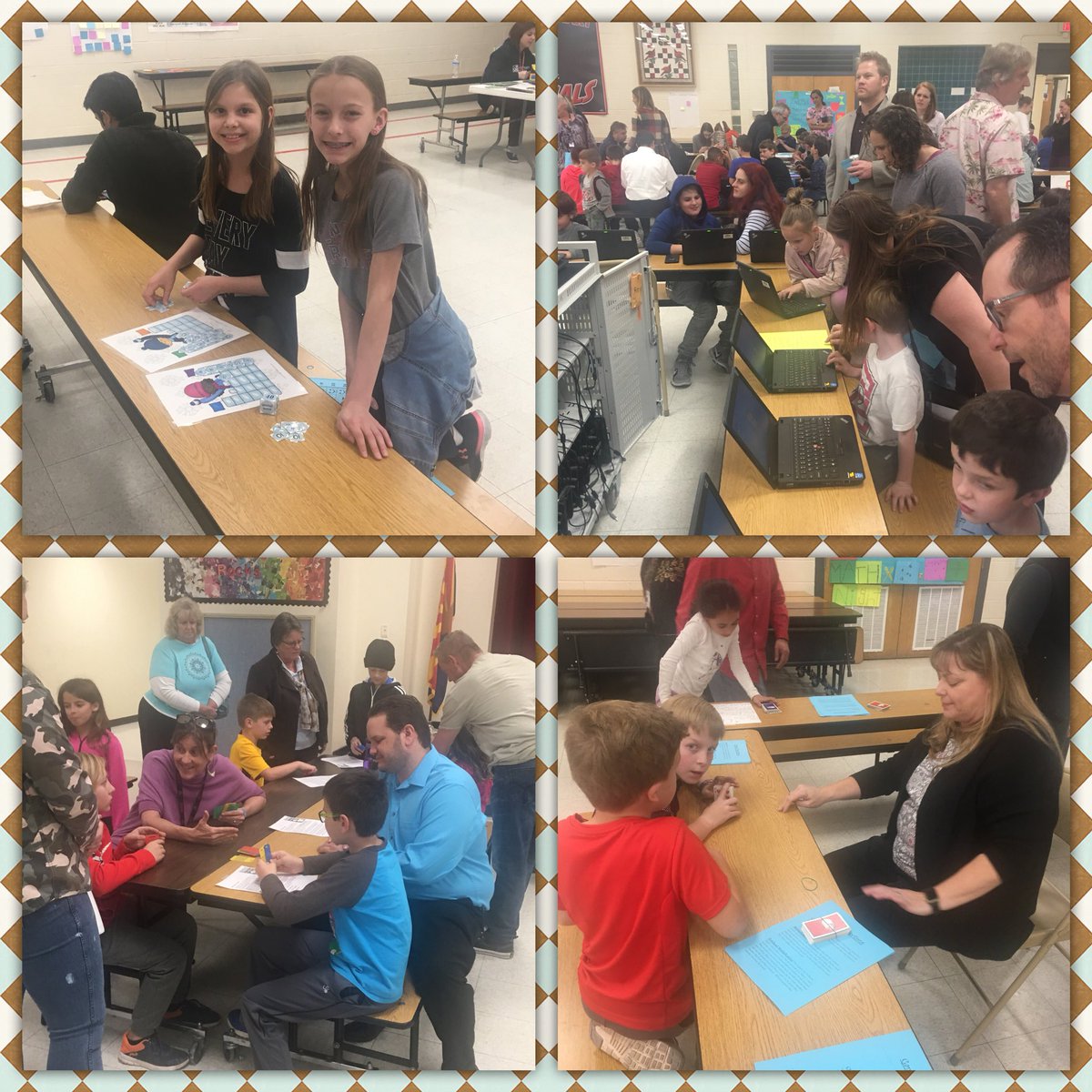 RedfieldSUSD's tweet photo. Our Redfield community had an outstanding family math night tonight! Lots of interactive games & hands on math! Thanks to everyone for joining us! #RedfieldRocks #CardinalCountry #MathRocks #ChooseSUSD https://t.co/7qCByGc0MS
