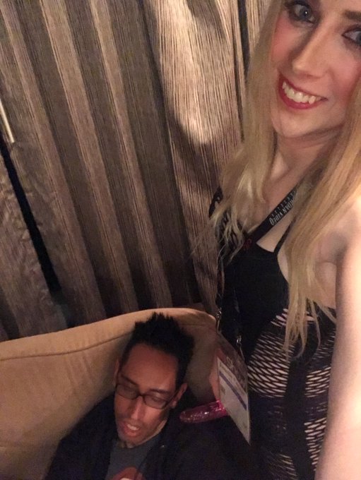 Adam passed out from a hard days work. Comic mischief insues. https://t.co/IGHU8QQW8c<a href="/tag/avn"class="tags"><span>#avn</span></a>