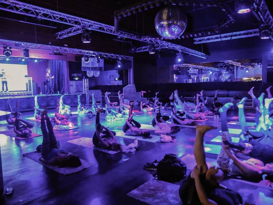 YogaofBass's tweet photo. #throwback to Treavor Moontribe leading Ecstatic Bass Yoga with Claire !! https://t.co/WkjR2AI62g
