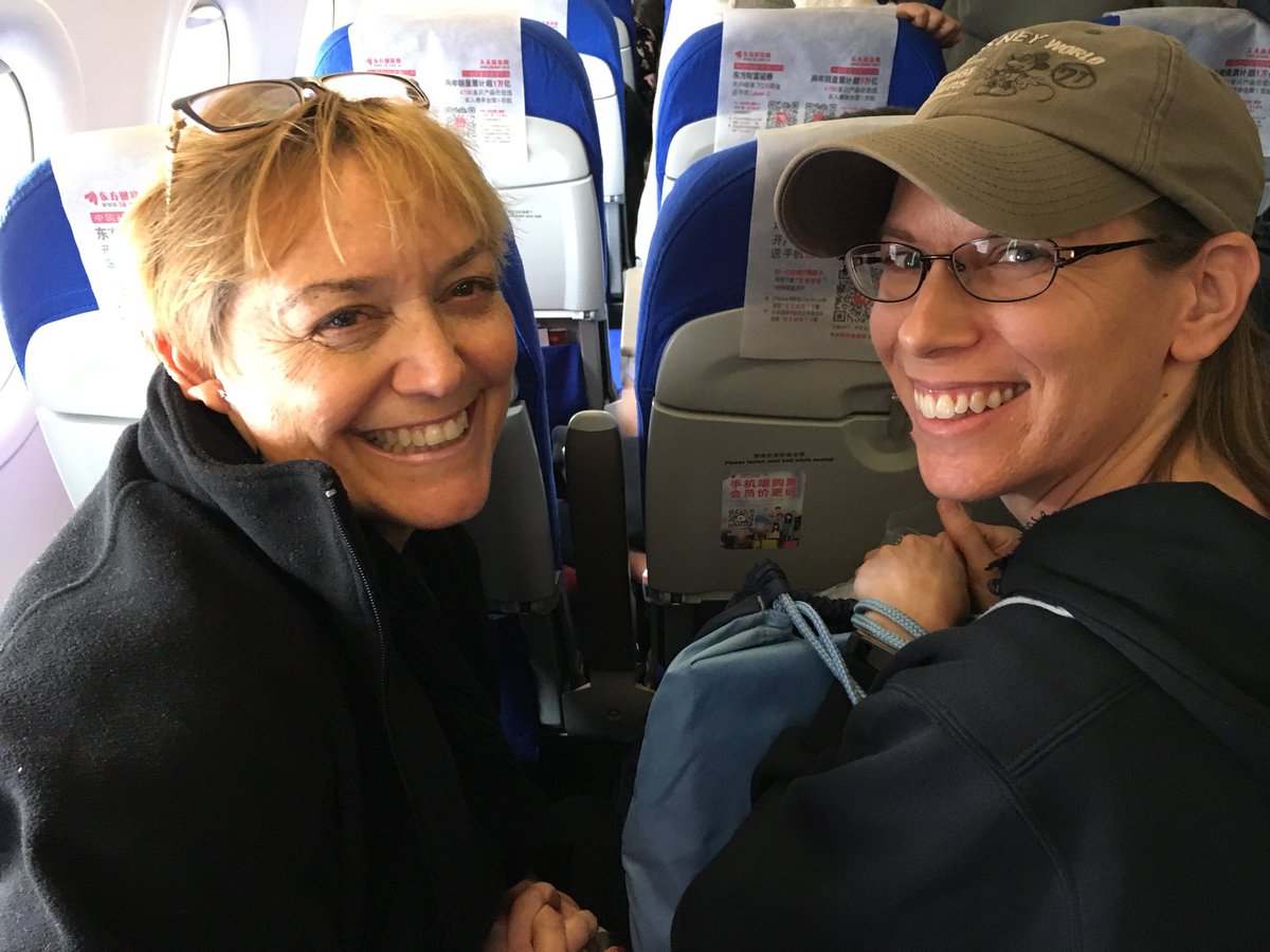 PDamroth's tweet photo. We made it to Shanghai!!! #SISrocks #FLLrocks #timeforrobitics @kathy_kdiaz @ktofua @SASchina https://t.co/zFI6lwyQYI