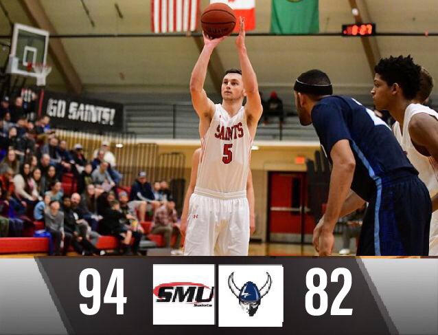 SMUSaints_MBB's tweet photo. BIG WIN TONIGHT! 🏀💪🏻 #ClimbTheMountain https://t.co/rFOIuRGbjS