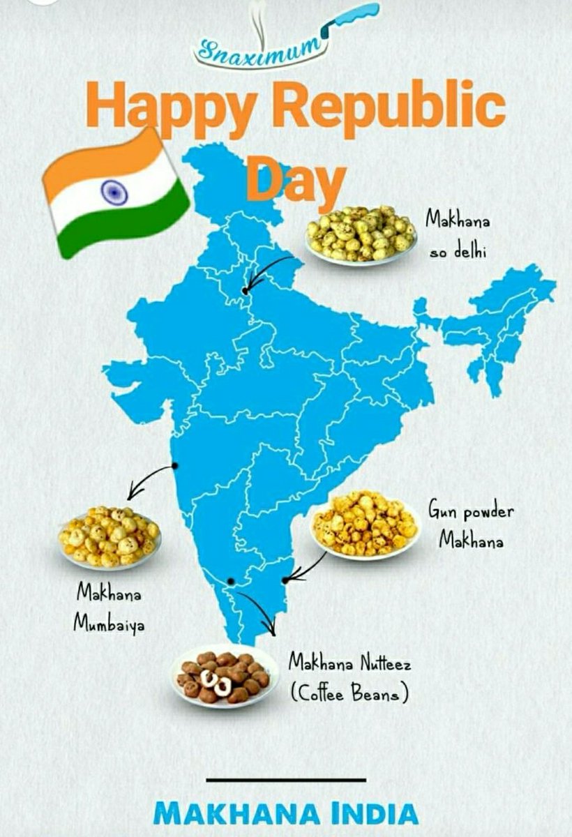 snackcharmers's tweet photo. Proud to be an Indian! And proudly watching the Republic Day Parade while relishing  flavours from India. @snaximum creators of #MakhanaIndia. https://t.co/Jawub3uVUt