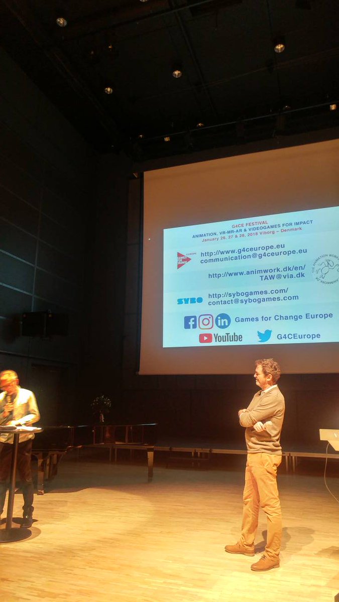 Now at the Games4Change-Festival in Viborg. I am very excited to be invited to talk about the "Enter Afrika Project" that i am doing for the @GI_worldwide and i am looking forward to meet so many interesting people and ideas #chewataawaqi #goethegames <a href="/G4C/">Games for Change</a> <a href="/g4ceurope/">Games4Change Europe</a>