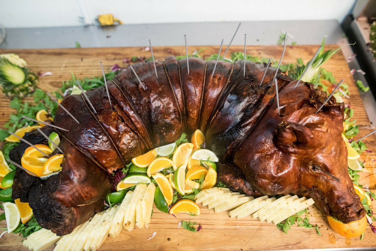 Whole Smoked Hog Lunch Buffet: Friday 11am till sold out. $15 All You Can Eat w/ Mac &amp; 🧀, fresh rolls &amp; slaw. Walk ins welcome. $6 pints of @beausallnatural &amp; <a href="/hamiltonbrewery/">The Hamilton Brewery</a>. #HamOnt