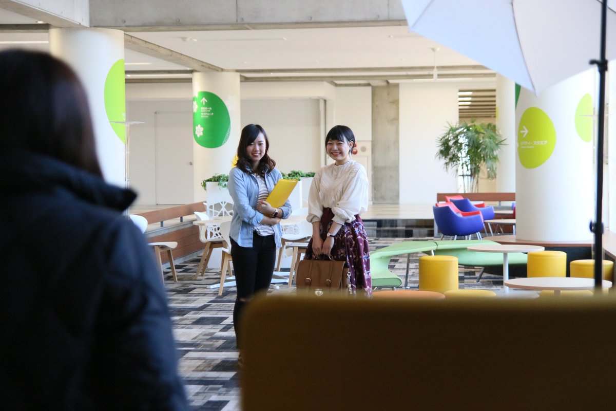 東京経営短期大学 次年度のキャンパスナビ ミニ学校案内 撮影が本日行われました 撮影に協力してくれた学生のみなさんありがとう
