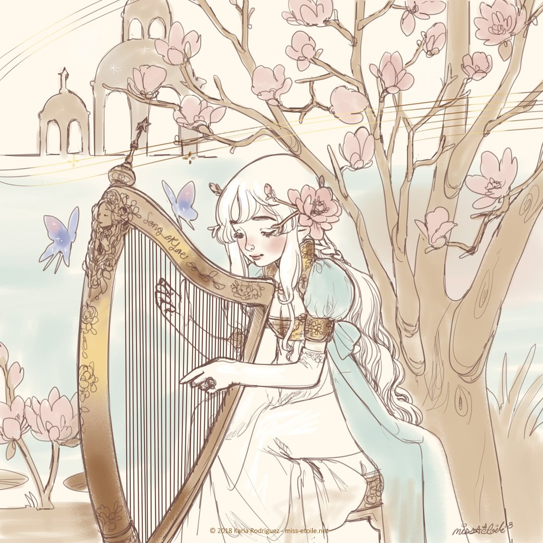 DolleEtoile's tweet photo. Serenatte.
The melody of the silent princess. A melody of love.
She was voiceless, but with her fingers, she could express her feelings.

#sketch #digital #serenatte https://t.co/xSb3JEc0RS